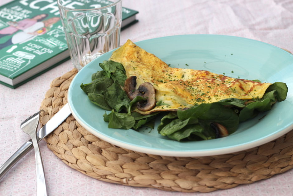 Omelett - perfekt både som frukost och lunch. 