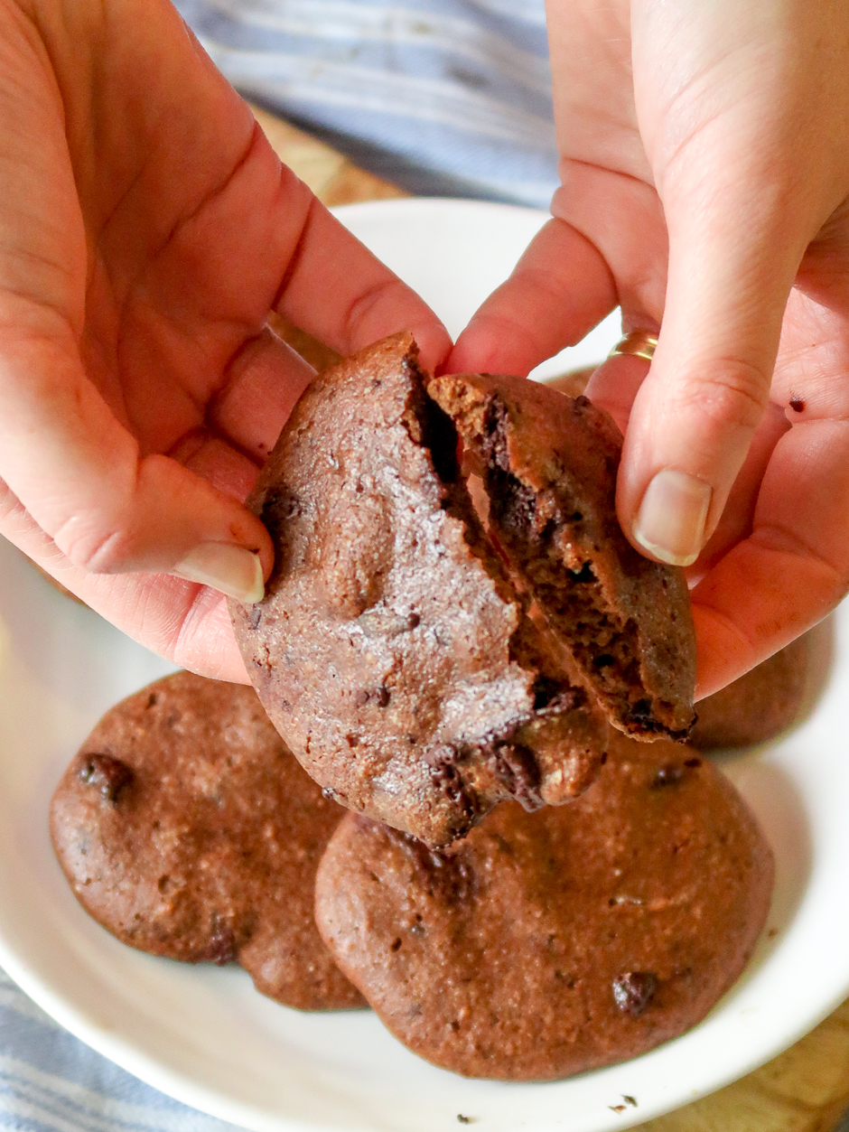 chokladcookies med mandelsmör lchf paleo clean glutenfri sockerfri